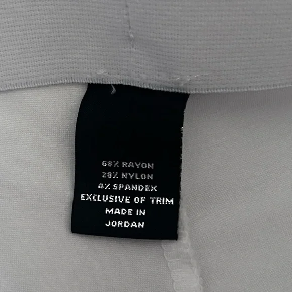 Slim Factor by Investments Stretch Crop Pants Size Medium with Pom Pom Hems - Picture 6 of 7